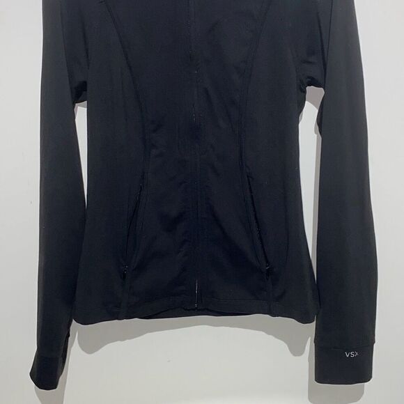 Victoria's Secret VSX Women's Black Full Zip Long Sleeve Athletic Jacket Small - Picture 2 of 7